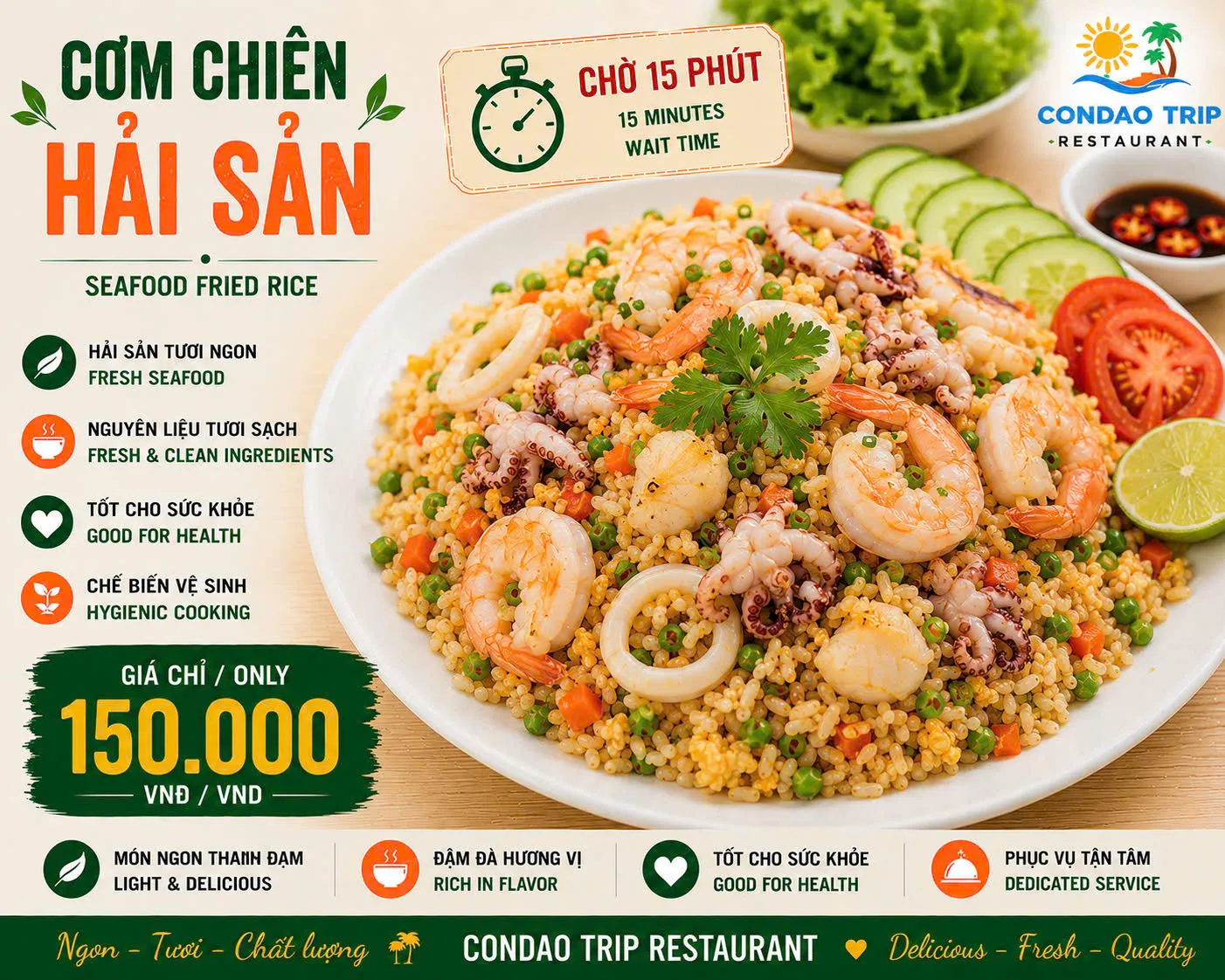 Cơm chiên hải sản